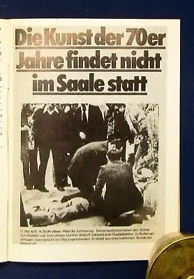 Klaus Staeck Heft zur Ausstellung Arkade mit 2 Autografen/Autogrammen 1976 js