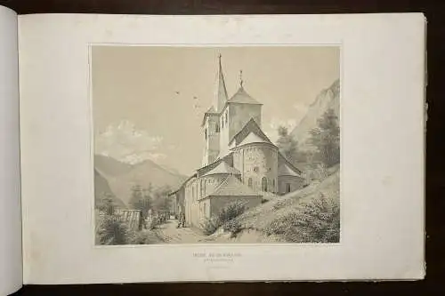Paris Grafikmappe Bagnères de Luchon 1842 seltenes Ansichtenwerk Frankreich mb