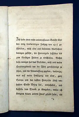 JOMINI Auszug a. d. Memoiren über den Feldzug von 1813 d.EA selten Oktober 1813 