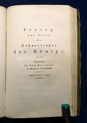 Müchler Gedichte. Niedergelegt auf dem Altar des Vaterlandes 1813 Militaria js