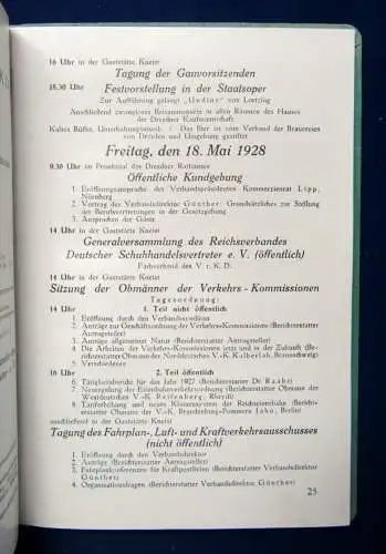 Festbuch zur 42. Generalversammlung des Verbandes reisender Kaufleute 1928 js