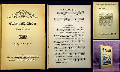 Klippel Aebrlausitz Lieder 1935 Ortskunde Landeskunde Geschichte Lieder mb