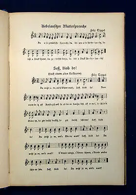 Klippel Aebrlausitz Lieder 1935 Ortskunde Landeskunde Geschichte Lieder mb