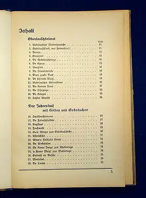 Klippel Aebrlausitz Lieder 1935 Ortskunde Landeskunde Geschichte Lieder mb