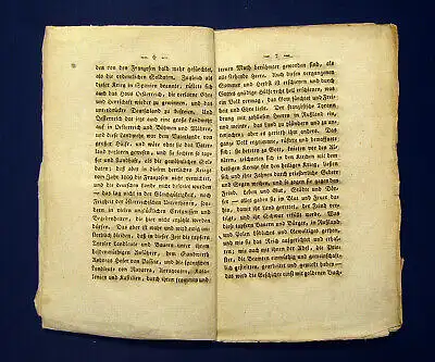 Arndt Was bedeutet Landsturm und Landwehr o. J. [1813] Seltene Flugschrift mb 