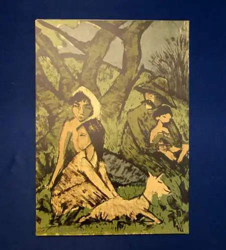 Müller Zigeuner Mappe Selten Reprint  Ausgabe 1927 1958  Farblichtdruck mb