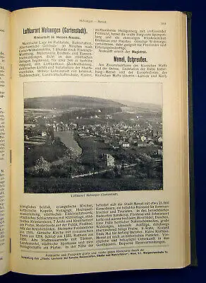 Salzger Illustr. Lexikon der Bade-,Brunnen-u. Luftkurorte 1914 20.Auflage mb