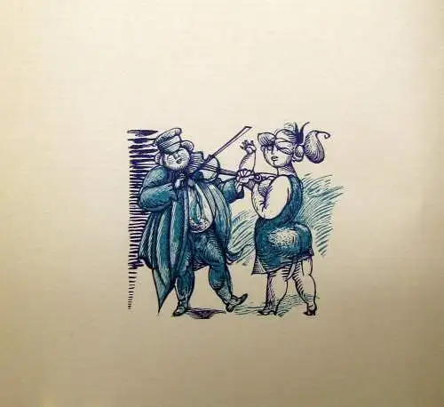 Widmungsexemplar Liebesgedichte 1969 in Kolophon mit hs Widm. d. Illustr. Hirsch