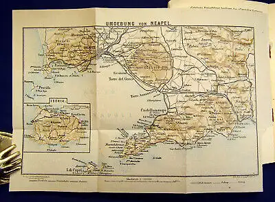 Grieben Reiseführer Bd 101 Neapel und Umgebung 1925 Guide Führer Reiseführer m