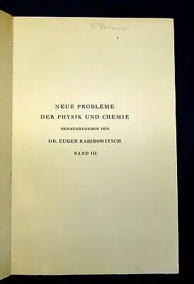 Darrow Elementare Einführung in die Quantenmechanik 1933 Mechanik Physik mb