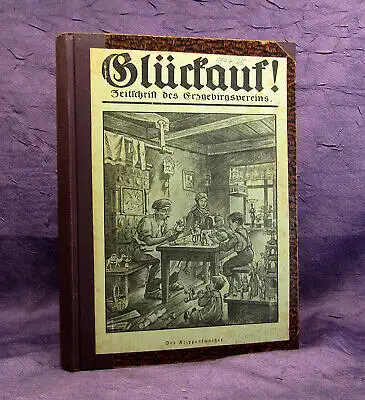 Erzgebirgsverein Glückauf Zeitschrift d Erzgebirgsvereins  44. Jahrg. 1924/25 mb