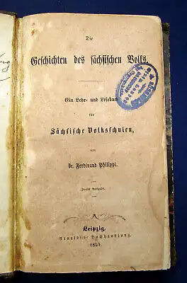 Philippi Die Geschichte des sächsischen Volks 1850 Geschichte Militär mb