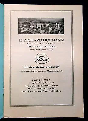 Erzgebirgsverein Glückauf Zeitschrift des Erzgebirgsvereins  54. Jahrg.1934 mb