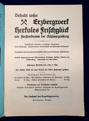 Erzgebirgsverein Glückauf Zeitschrift des Erzgebirgsvereins  54. Jahrg.1934 mb