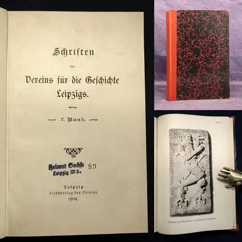 Schriften des Vereins für die Geschichte Leipzigs 7. Band 1904 Ortskunde js