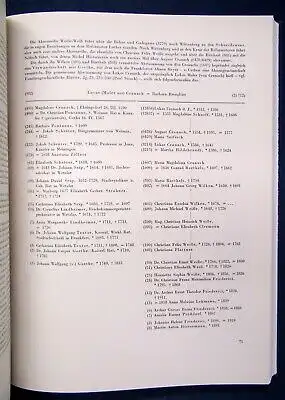 Leipziger Geschlechter Bd. apart der Reihe"Stammtafeln-Ahnentafel 1900 js