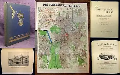 Lange Das Tausendjährige Leipzig Die Stadt der Mitte 1928/1929 Bildband js