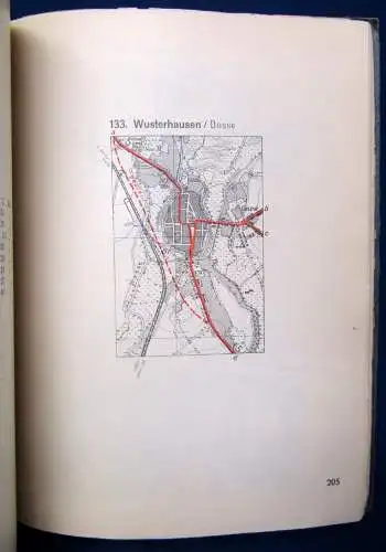 Atlas Stadtdurchfahrten in Brandenburg 1900 Städteverzeichnis Ortskunde  js