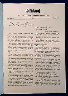 Erzgebirgsverein 69 Hefte Glückauf Zeitschrift des Erzgebirgsvereins versch. Jhg
