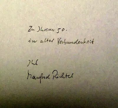 Hegewald Kletten mit Widmung des Co-Autors Manfred Richter 2011 Gedichte mb
