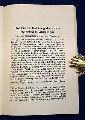 Darrow Elementare Einführung in die Wellenmechanik 1932 Mechanik Physik mb