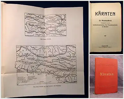 Landeskommission für Fremdenverkehr Kärnten 1927 Reiseführer Guide  Reisen mb