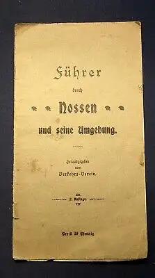 Verkehrs Verein Führer durch Nossen und seine Umgebung um 1900 Guide js