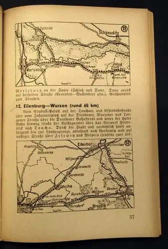 Grützner Wochenend und Sonnenschein rund um Leipzig 1936 Ziele um Leipzig js