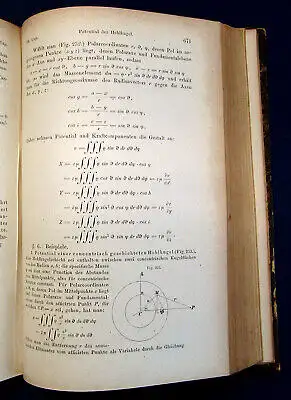 Schell Theorie der Bewegung und der Kräfte 1870 EA Naturwissenschaften Physik mb
