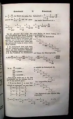Hoffmann Mathematisches Wörterbuch Alphabetisch Mischauflage 1858-1861 js