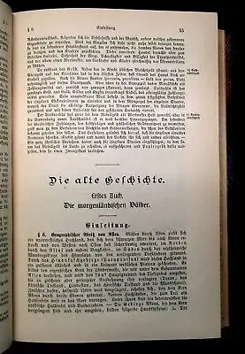 Weber Lehr- u. Handbuch der Weltgeschichte 4 Bde. sehr dekorativer Hldr. 1909 j