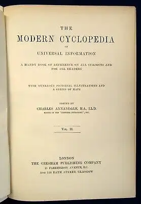Annandale The modern Cyclopedia of universal Information 8 Bde. ca. 1890 js