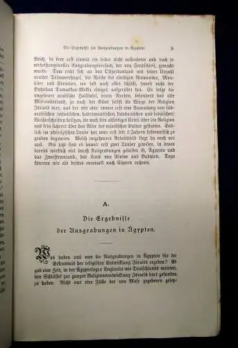 Sellin Der Ertrag der Ausgrabungen im Orient 1905 Geschichte Landeskunde mb