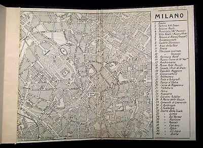 Ricordodi Milano Leporello um 1900 Gesamtlänge 352 cm 16 x 11 cm  mb