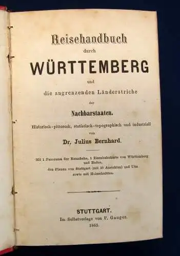 Bernhard Reisehandbuch durch Württemberg 1863 1 Panorama der Remsbahn js