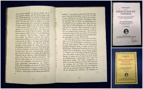 Schimank Gespräch über die Einsteinsche Theorie 1920 Versuch einer Einführung js