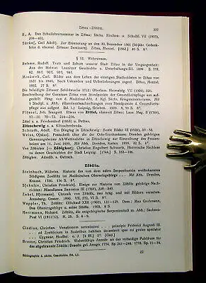 Bemmann Bibliographie der sächsischen Geschichte 1970 2 Bde Geschichte Recht mb