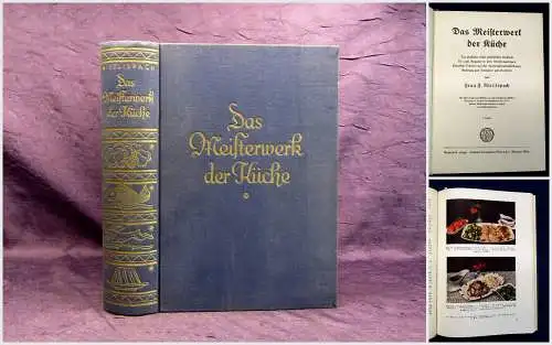 Nietlispach Das Meisterwerk der Küche 1932 Kochen Ratgeber Ernährung mb