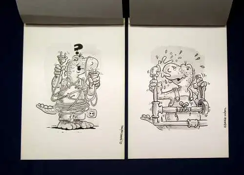 Barrientos, Oscar M DIENO - Die Hand in Hand Werker 1987 21 Entwurfszeichnungen