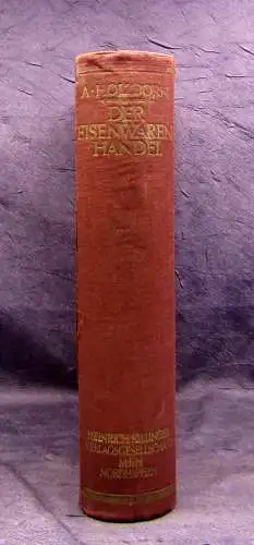 Holzborn Der Eisenwarenhandel Ein Lehr- und Nachschlagewerk um 1925 Technik mb