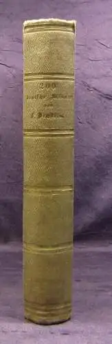 Bechstein Zweihundert deutsche Männer Bildnisse u. Lebensbeschreibungen 1854 j