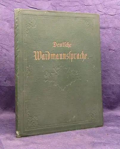 Dombrowski Deutsche Waidmannssprahce Zugrundlegung des Quellenmaterials 1892 j