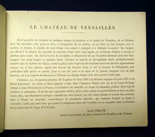 Perate Chateau de Versailles et les Trianons um 1925 Landeskunde Ortskunde mb