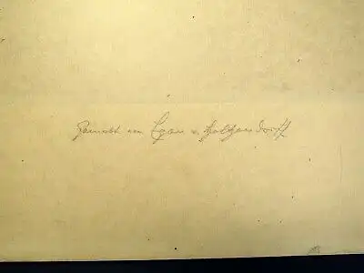 Egon Graf v. Holtzendorff Gouache Interieur Stillleben eines Raums 1890 Unikat j