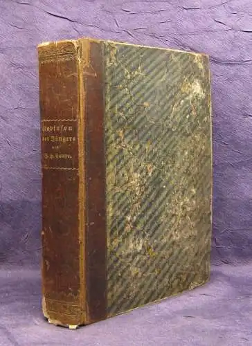 Campe Robinson der Jüngere Ein Lesebuch für Kinder 2 in 1 1848 Ludwig Richter j