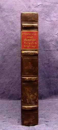 Köhler Erinnerungen eines ehemaligen Jesuitenzöglings 1862 Belletristik mb
