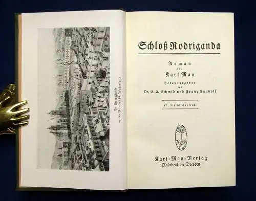 Karl May  Bd.51 "Schloss Rodriganda" um 1930 Abenteuer Western mb
