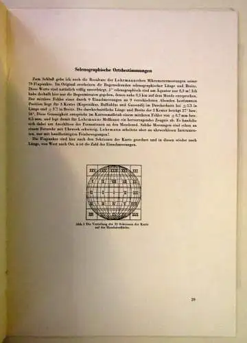 Lohrmann Mondkarte in 25 Sektionen 1963 2.Auflage J. F. Julius Schmidt js