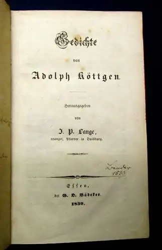 Wilhelm Müller Griechenlieder 1844 SELTEN Belletristik Klassiker Geschichte mb