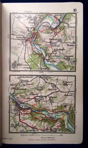 Gaeblers Führer durch Leipzig 1923 sowie die engere u. weitere Umgebung  js